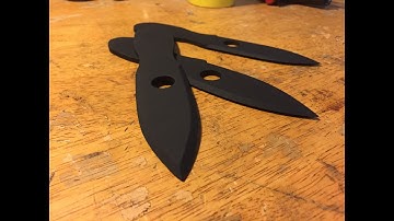 Making Throwing Knives From Lawnmower Blades