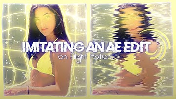 I recreating an After Effects edit on Alight Motion 😋💐