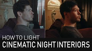 How To Light A Cinematic Interior Shot - With 3 Lights