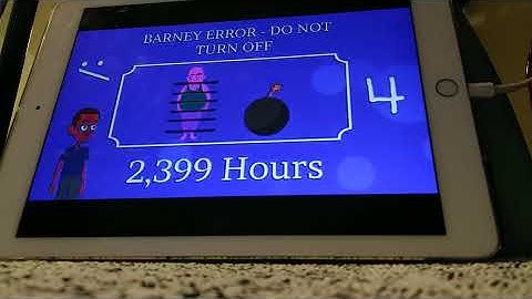 Barney error (Part 1)