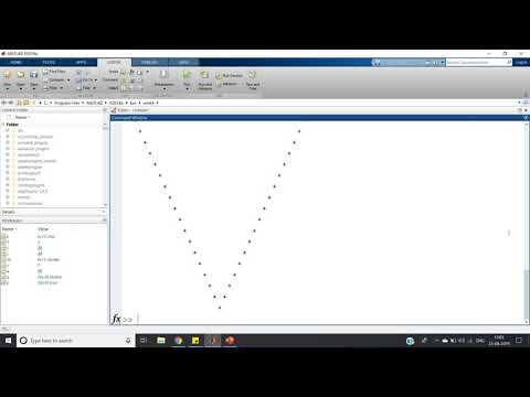 V shape star pattern in MATLAB