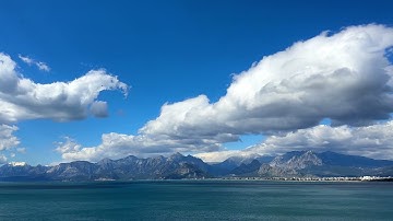 Amazing time lapse landscape - Fluffy clouds - 4K free stock footage