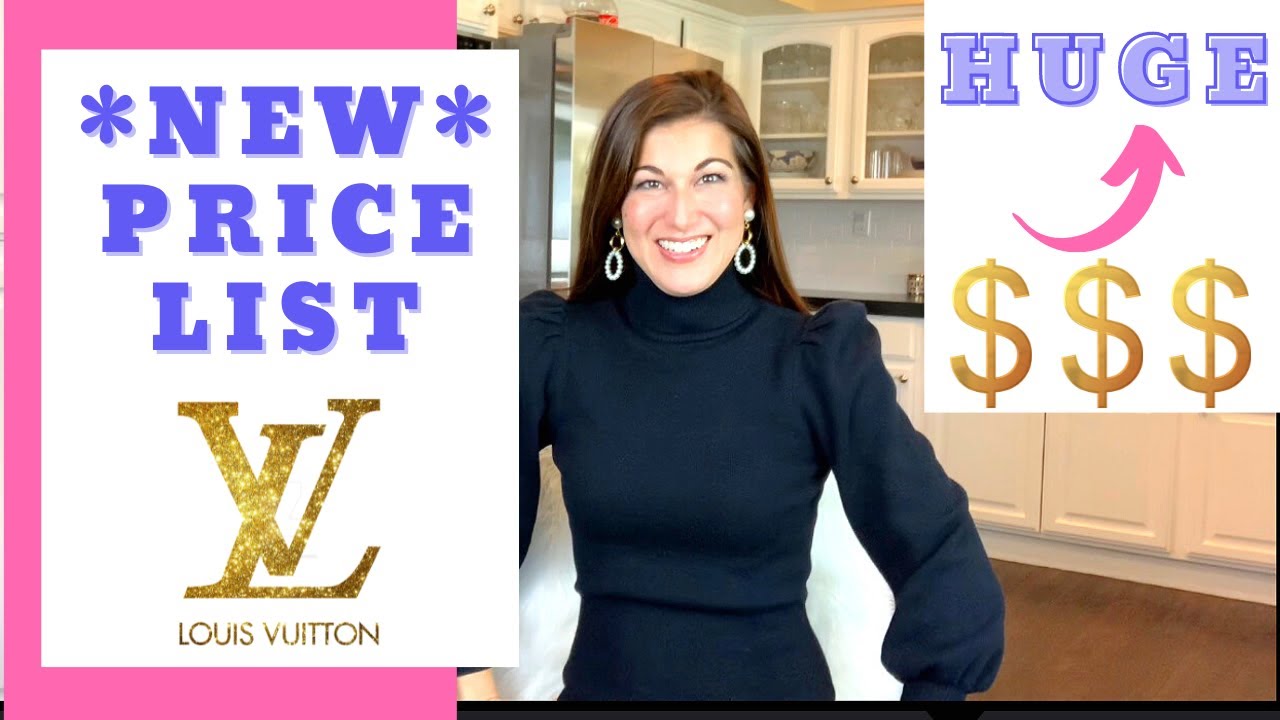 LOUIS VUITTON *PRICE INCREASE* Impacts 100s of Items: Here's What You Need  to Know (Feb. 2022) 