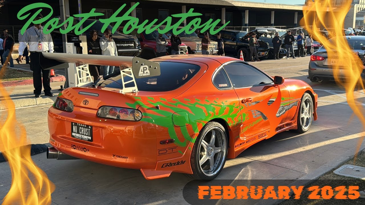 Cars and Coffee at Post Houston - February 2025