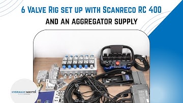 6 Valve Rig set up with Scanreco RC 400  and an aggregator supply