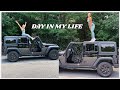 VLOG: taking the doors off my Jeep for the first time + new Jeep mods & MORE!