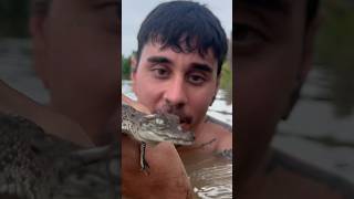 Swimming in Crocodile Infested River (Papua New Guinea)