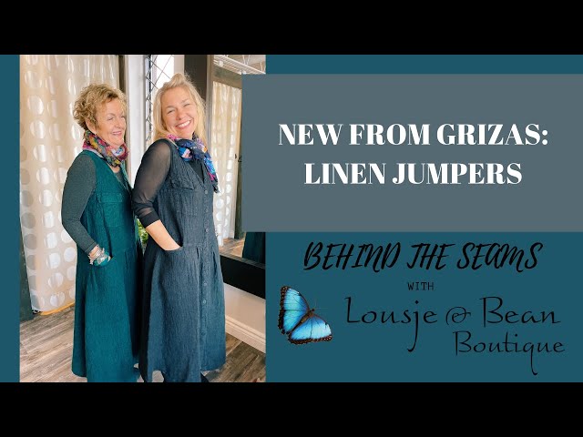 Behind The Seams: NEW LINEN JUMPER DRESSES FROM GRIZAS - YouTube