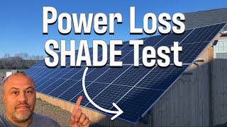 Solar Panel Shade Test  How much power loss? Crazy results