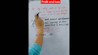 Important questions of profit and loss for competitive exams #maths#competitiveexams#viral