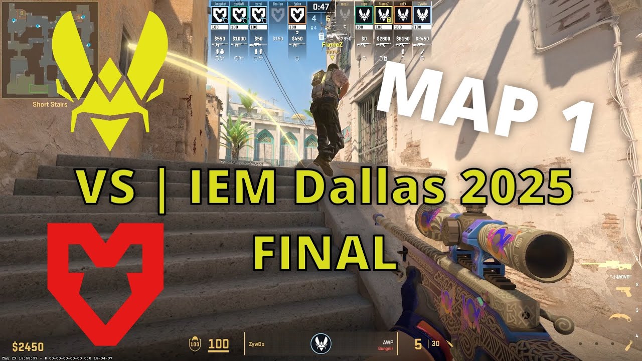 IEM Dallas Final | Vitality vs MOUZ | Map 1 Dust | Utility Highlights