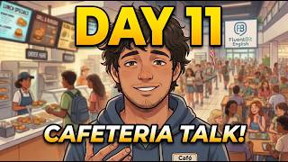 DAY 11 - Ordering Food at the Cafeteria | English Listening & Speaking Practice | FluentBit English
