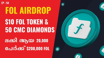 FREE FOL Tokens Malayalam | FOL Learn & Earn CMC Answers | Coinmarketcap Learn & Earn