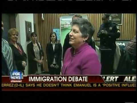 Part 3 of 3 GERALDO at LARGE Craig Rivera briefs guest host Jeanine Pirro about a REAL REVOLTIN' DEVELOPMENT: The Director of US Immigration and Customs Enforcement (ICE) John Morton plays politics with border security (in a POST 9-11 world!) and US citizens' safety by threatening NOT to enforce Federal Immigration Law in Arizona to PUNISH Arizona for passing its own non-racist carbon copy of the Federal Immigration Law. An analysis and discussion of the controversial ARIZONA Immigration Law that is considered by a minority of Americans to be the 2nd most UNCHRISTIAN & RACIST Immigration Law (after the much harsher Mexican version of Immigration Law) continues with guest host Judge Jeanine Pirro & guests. Meet Your 'GERALDO At LARGE' Team at: www.foxnews.com www.geraldo.com http www.foxnews.com http