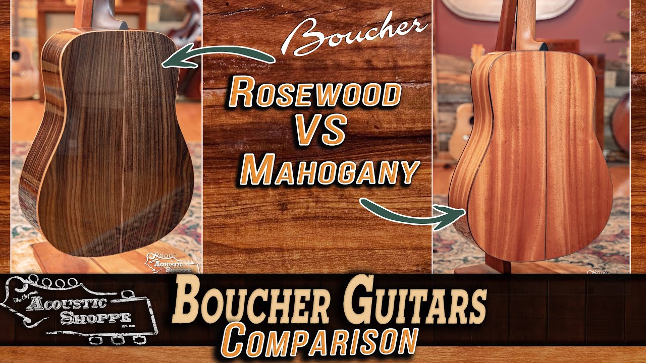 Rosewood vs Mahogany Comparison With Identical Guitars!