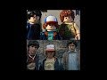 LEGO Stranger Things - Eleven saves Mike side by side