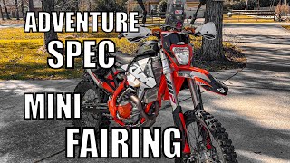 Adventure Spec Mini Fairing - KTM 500 EXC-F