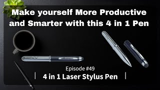 Make yourself Smarter with this 4 in 1 Laser Torch Stylus Pen. Singapore Corporate Gifts show#49