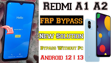 Redmi A1/A1+/A2/A3+ Frp Unlock  Google Account Lock | Android 13/14 New Easy working Method 2025 ✅