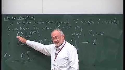 Prof. Gus Isaac Lehrer | Non-commutative invariant theory