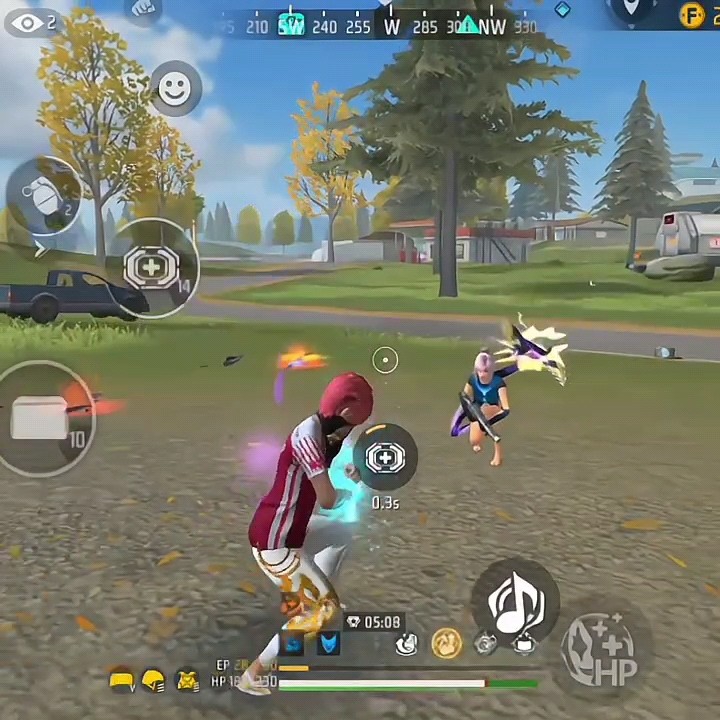 FREE FIRE 🔥 LAST ZONE ME HEALING 🥵 CHALLENGE WITH ISHQ KA RAJA🥰 SONG
