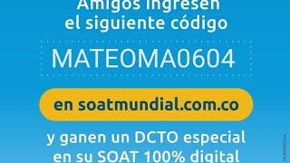 Compre su SOAT con descuento en Colombia ???️