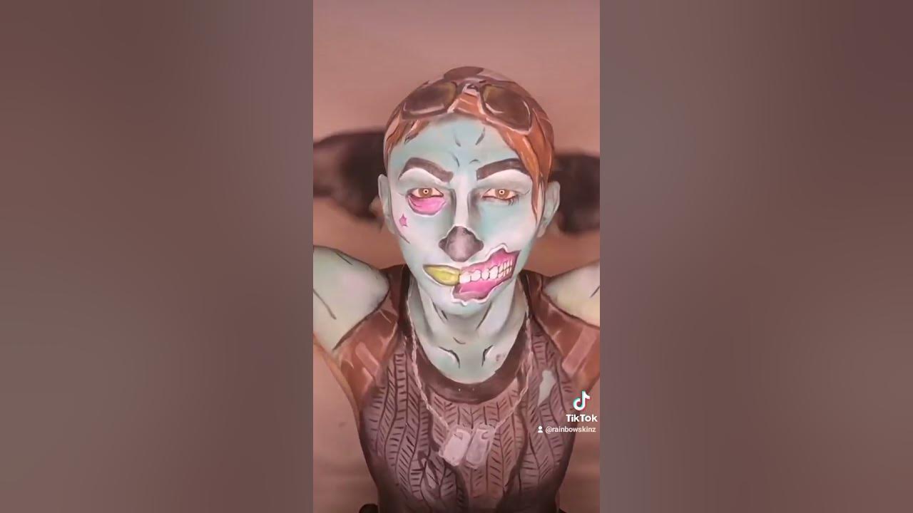 No Roots TikTok Trend Makeup Art Compliation TikTok By Rainbowskinz