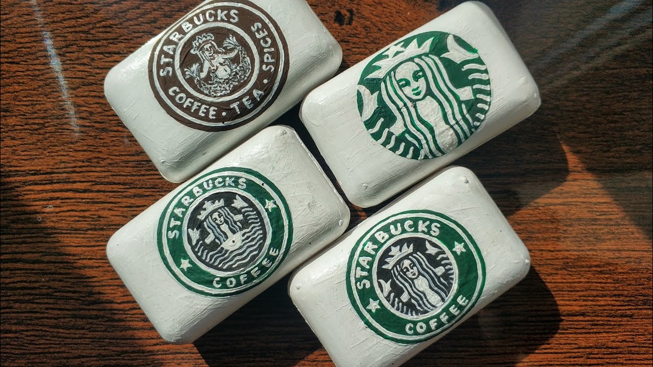 Cutting soft soap STARBUKS COFFEE Резка мягкого мыла Старбакс кофе