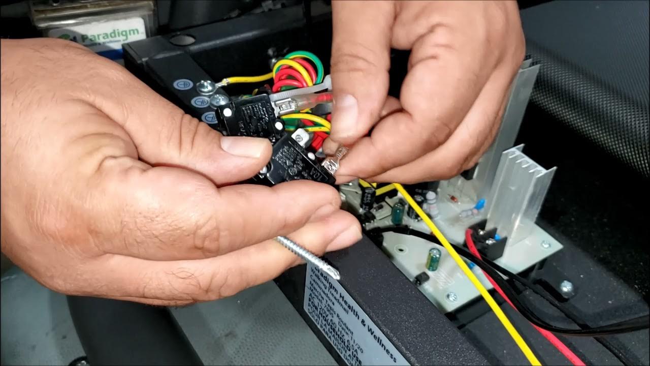 Treadmills How to Swap the Circuit Breakers YouTube