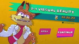 Bubsy 4D 0-1 Virgual Reality Former PB 00:20:73