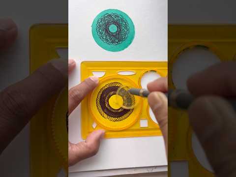 Satisfying 🔥😍 Spirograph Art #Art #Satisfying #ytshorts #asmr #Shorts