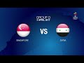 AFC Women's Asian Cup Jordan 2018 - Qualifiers - Group D - SIN VS SYR