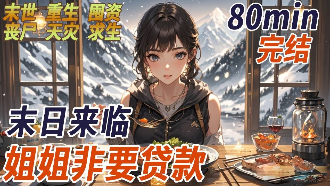 夏日突降零度，我姐認為極寒末世到了，要瘋狂貸款囤物資，我勸她冷靜，背叛她的前男友卻貸款五百萬打造安全屋，在我們瑟瑟發抖時開暖氣吃燒烤，巨大落差下，我姐恨我把我綁在雪地裏凍死，再睜眼，回到極寒降臨那天