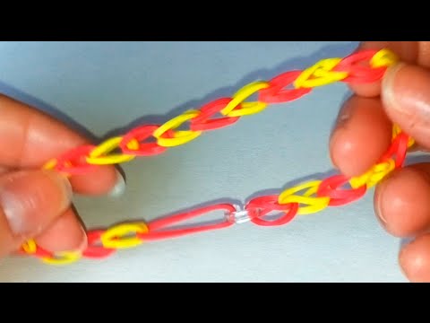 Простой и Красивый Браслет из Резинок на Станке - ЦЕПОЧКА