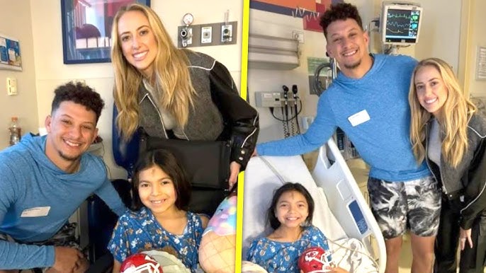Patrick Mahomes and Wife Visit Kids Injured at Chiefs Parade Shooting -  YouTube