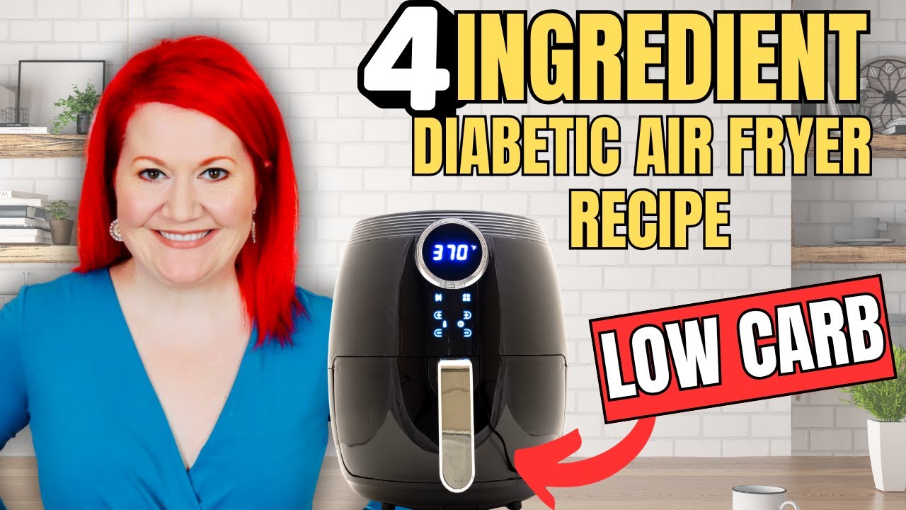This 4 Ingredient Air Fryer Lunch Is PERFECT for Diabetics | Low Carb Air Fryer Recipe