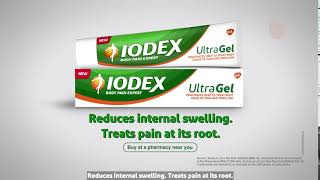 New Iodex UltraGel - Pain Relief Gel (English - 6 Sec)