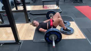 Feet Elevated Bb Glute Bridge