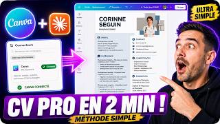 Canva + Claude Ia : Créer Un Cv Professionnel En 5 Minutes