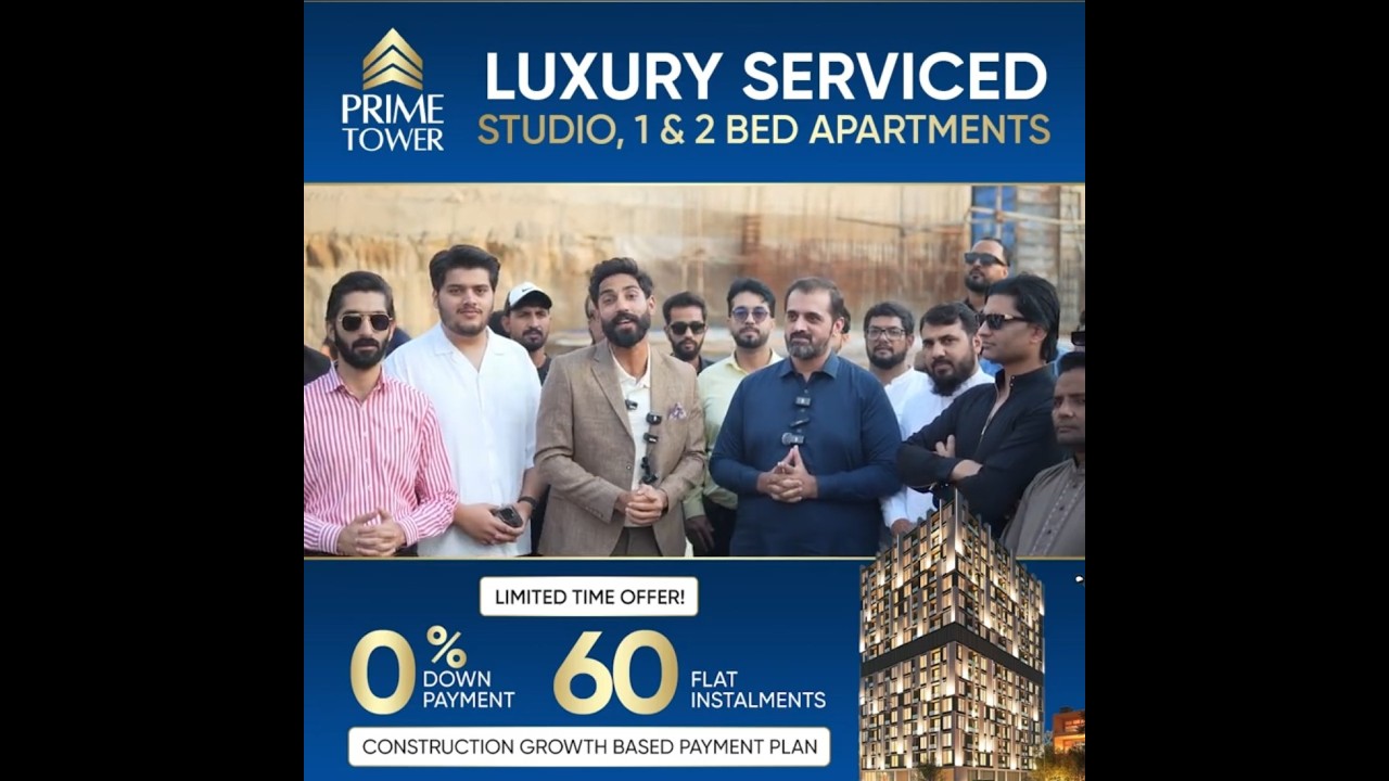 0% Down Payment Apartments in Lahore | Prime Tower by AsaanHome | Pay After Construction 