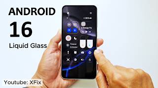Android 16 Liquid Glass Control Center screenshot 3