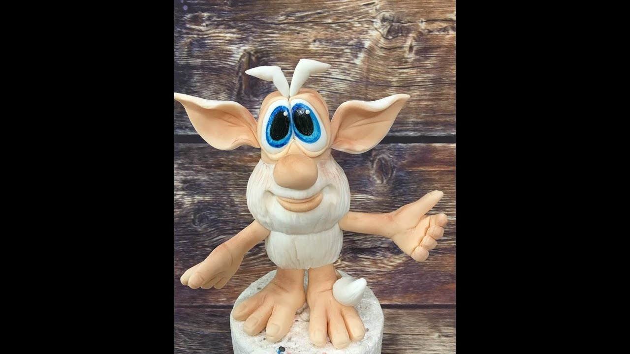 Буба фигурка из мастики /  how to make Buba  cake topper