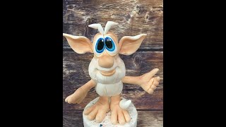 картинка: Буба фигурка из мастики /  how to make Buba  cake topper