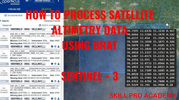 How to Process Satellite Altimetry Data with BRAT | Broadview Radar Altimetry Toolbox Tutorial