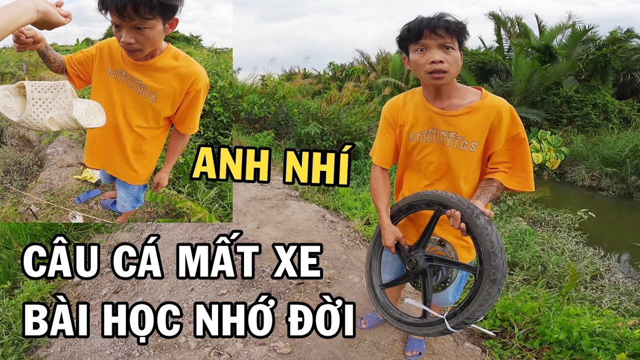 Bài học nhớ đời cho Anh Nhí Betta vì bỏ trại đi câu cá sông sém mất xe