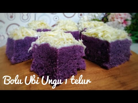 Resep Bolu Kukus Ubi Ungu 1 Telur