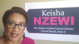 Vote Keisha Nzewi for Mt. Diablo USD School Board 2020