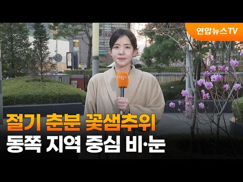 [날씨] 절기 춘분 꽃샘추위…동쪽 지역 중심 비·눈 / 연합뉴스TV (YonhapnewsTV)