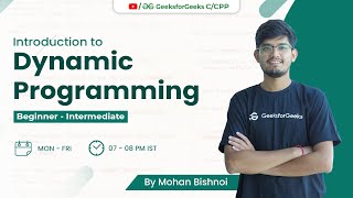 Introduction to Dynamic Programming | Free Live Classes | GeeksforGeeks C/CPP