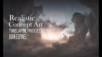 Realistic Environment Concept Art Speedpaint Timelapse Process Using Photobashin Techniques
